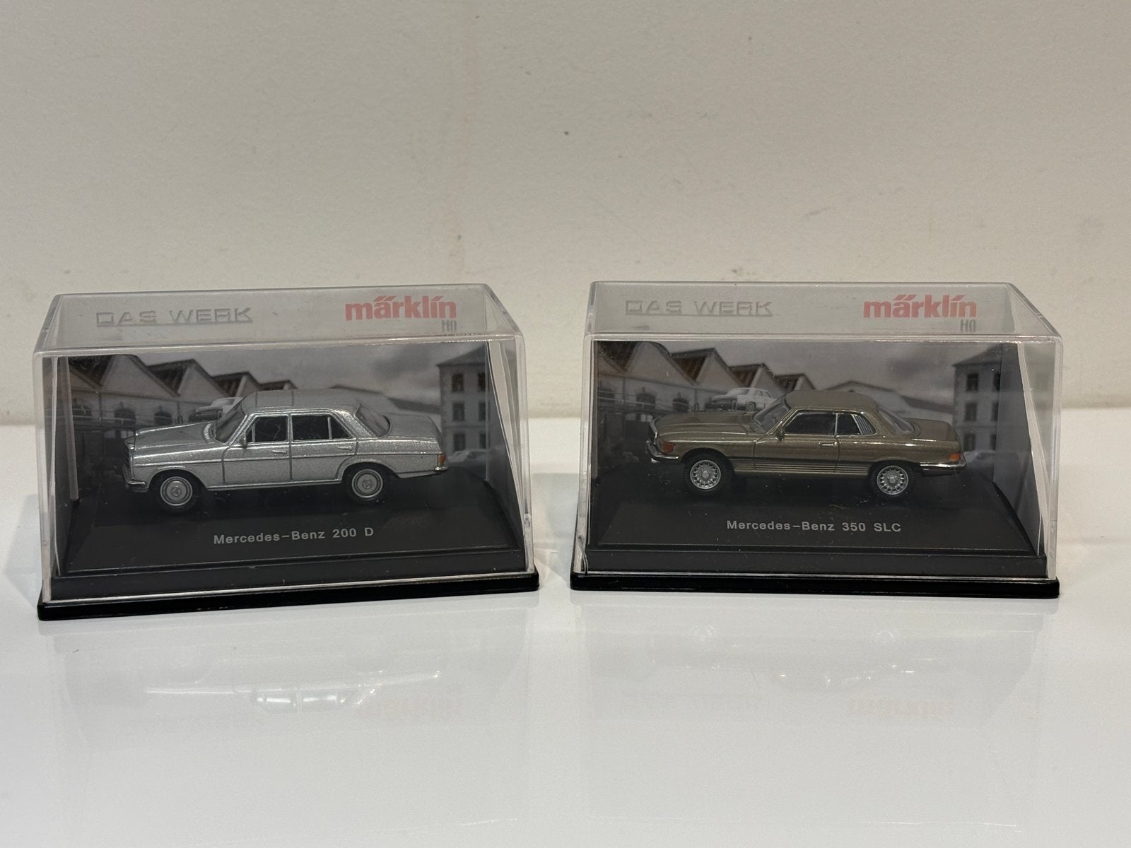 Marklin H0 Mercedes-Benz 200D 350SLC 00771-01 00771-04 nieuw, Ophalen of Verzenden, Zo goed als nieuw, Bus of Vrachtwagen