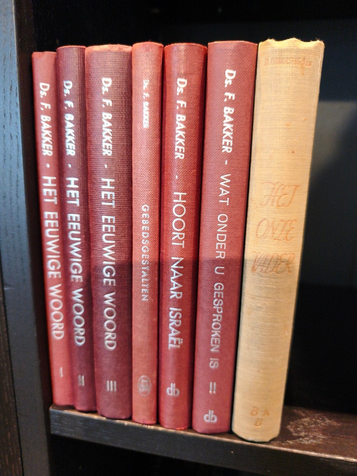 Collectie Ds. F. Bakker - Theologische Boeken, Boeken, Godsdienst en Theologie, Gelezen, Christendom | Protestants, Ophalen of Verzenden