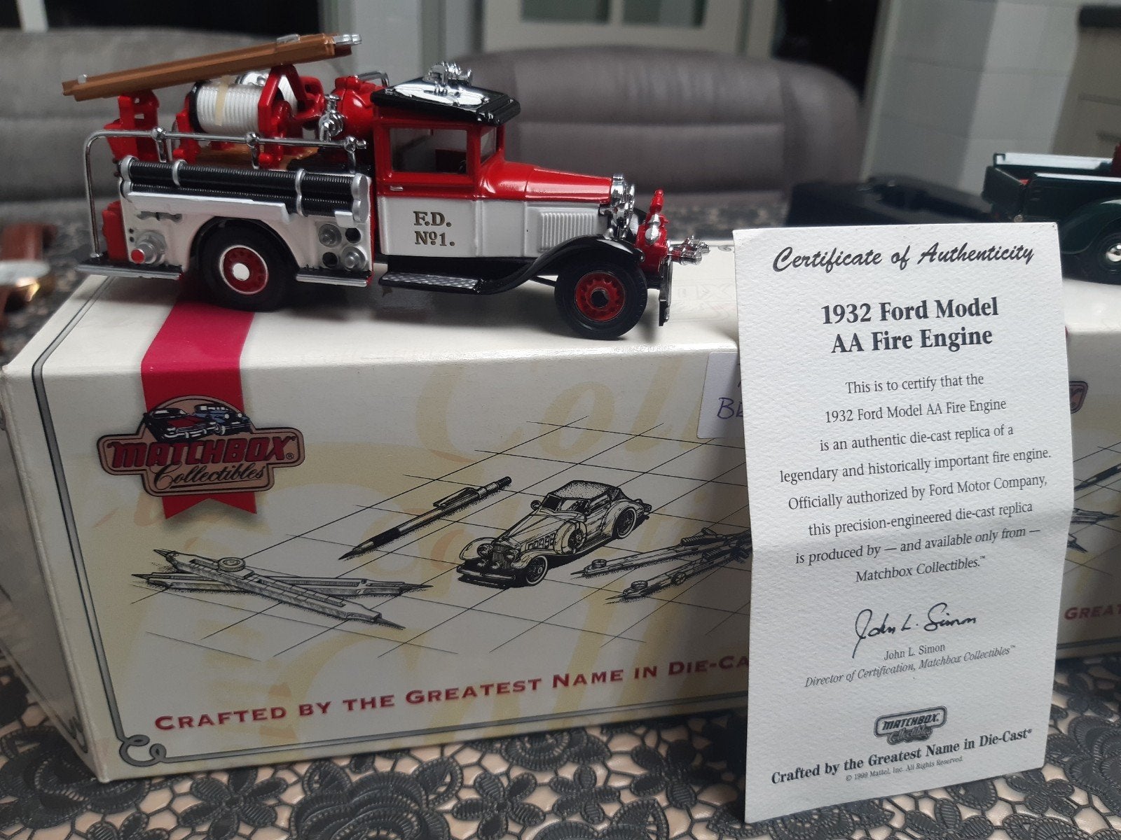 Ford model AA fire engine 1932, Ophalen, Zo goed als nieuw, Bus of Vrachtwagen