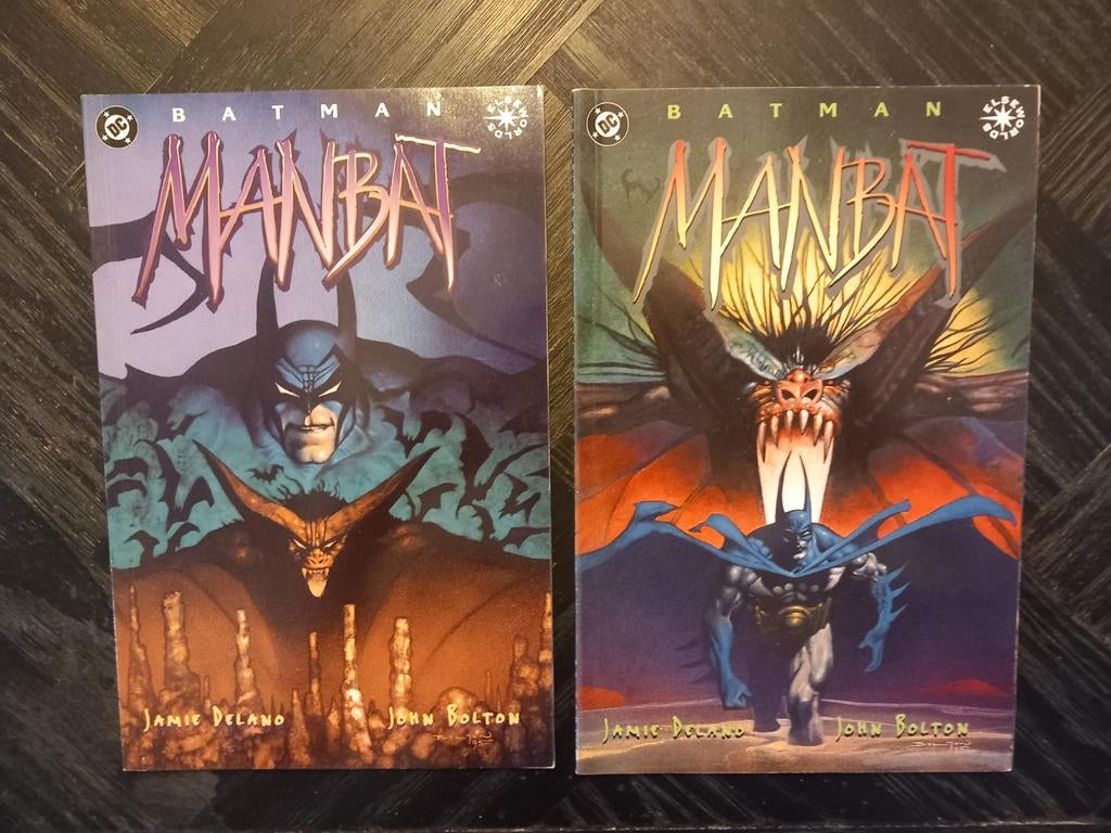 Batman Manbat - Jamie Delano & John Bolton (2 delen), Ophalen of Verzenden, Gelezen, Jamie Delano, John Bolton