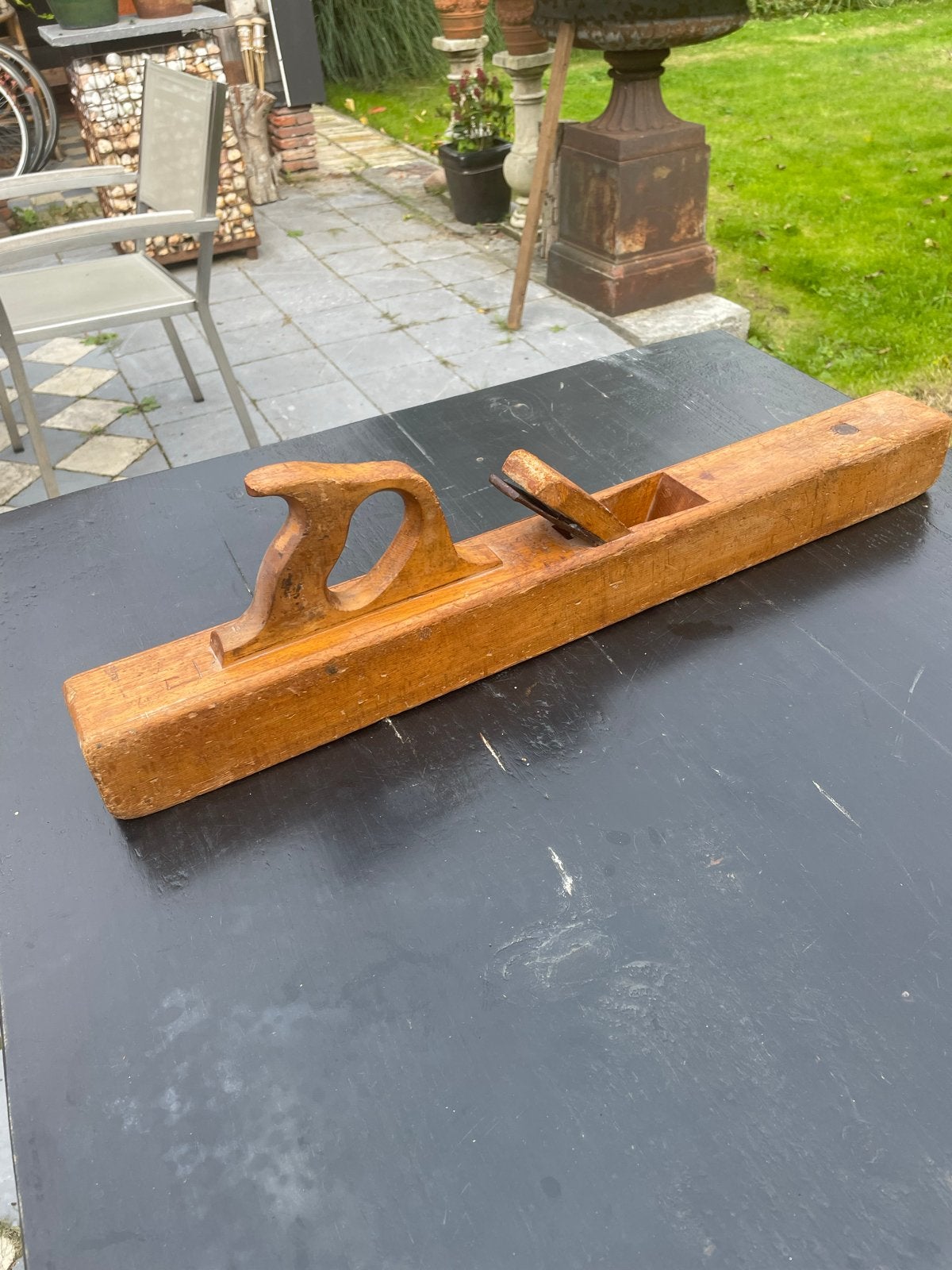 Antieke Rijschaft - Robuust Handgereedschap uit 1900, Ophalen of Verzenden