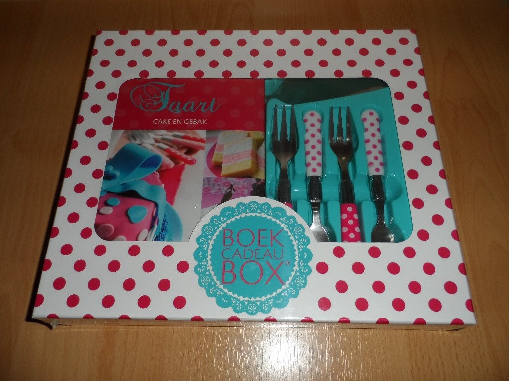 BAKBOEK INCL. TAARTSCHEP EN VORKJES (NIEUW), Ophalen of Verzenden, Nieuw, Taart, Gebak en Desserts