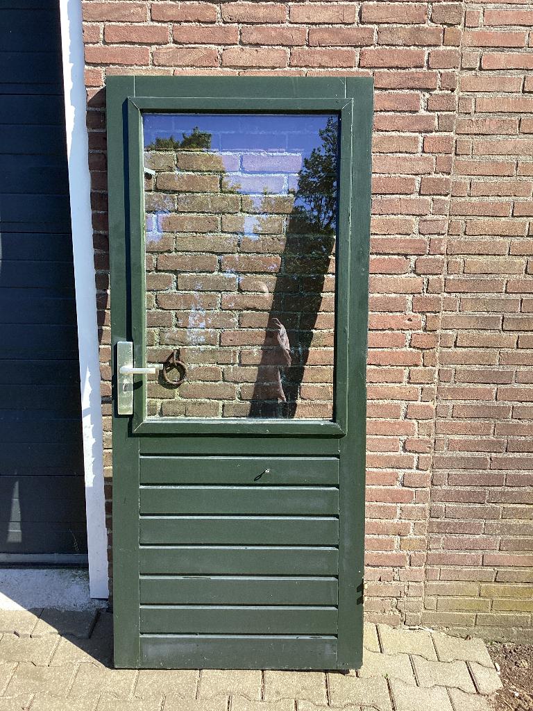 Buitendeur, Doe-het-zelf en Verbouw, Deuren en Horren, Ophalen, Gebruikt, 80 tot 100 cm, Buitendeur