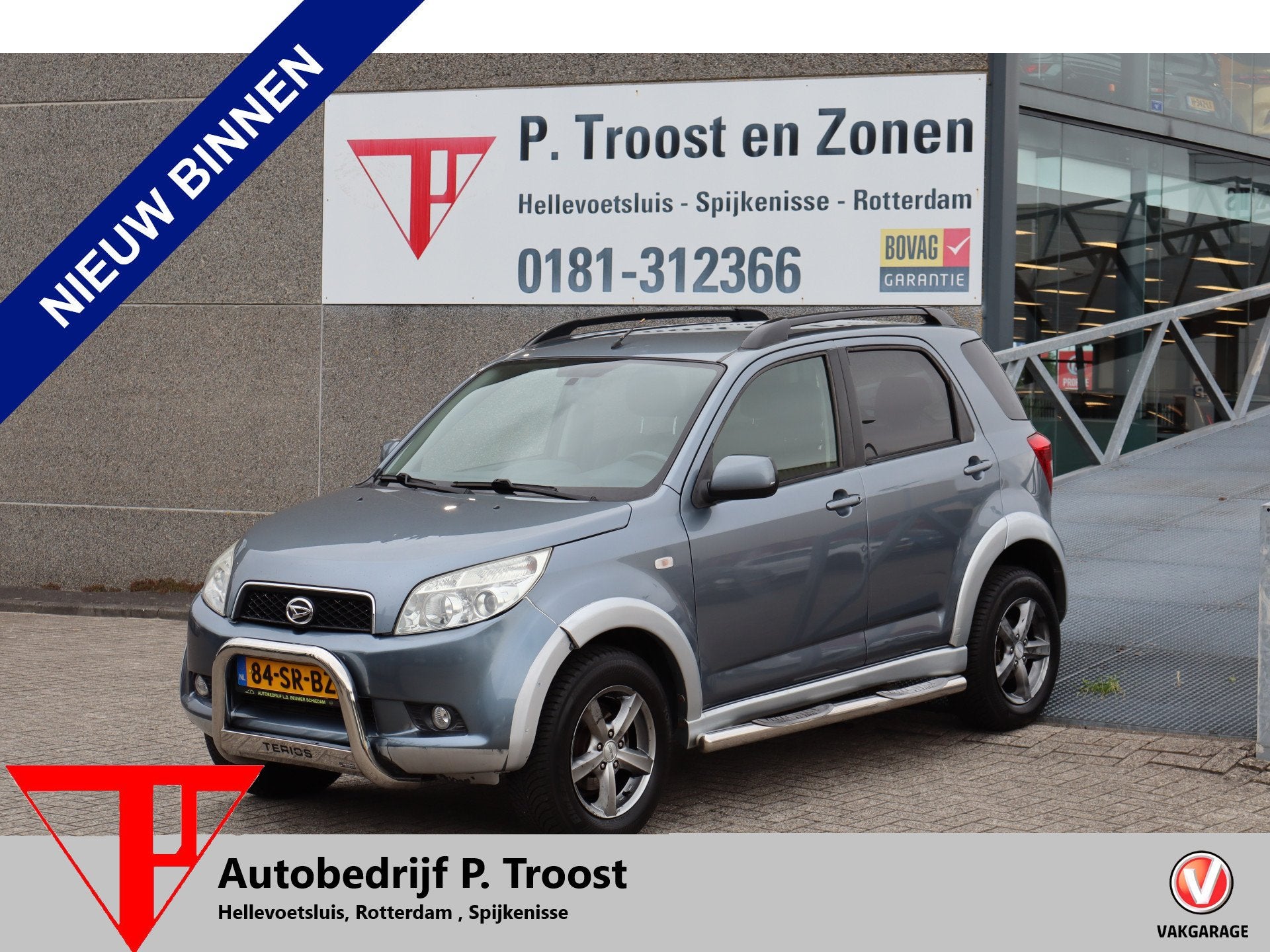 Daihatsu Terios 1.5-16v 4WD Nederlandse auto/Airco/Elektrisc, 1350 kg, Gebruikt, Zwart, 1165 kg