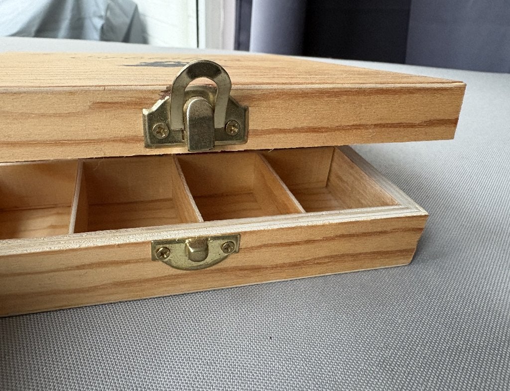 Houten kistje, Ophalen of Verzenden, Zo goed als nieuw