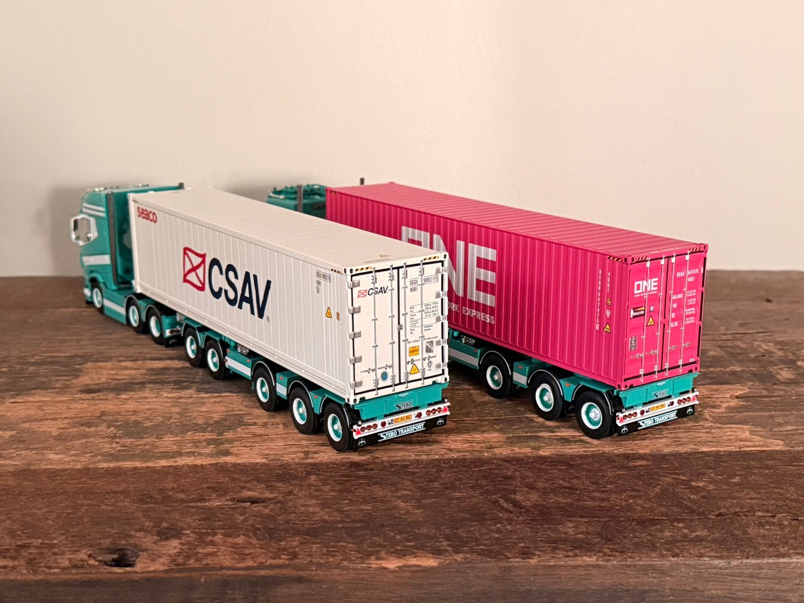WSI - DAF Stebo set compleet, Ophalen of Verzenden, Zo goed als nieuw, Bus of Vrachtwagen, Wsi
