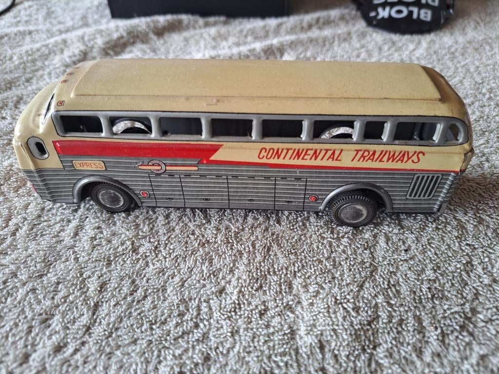 Vintage. Silver Eagle. Speelgoedbus. Charmy Toy., Kinderen en Baby's, Speelgoed | Speelgoedvoertuigen, Gebruikt, Ophalen