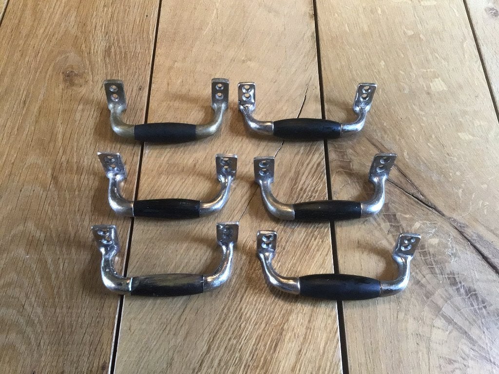 Jaren 20/30 raamgrepen, Ophalen of Verzenden, Gebruikt, Chroom, Overige typen