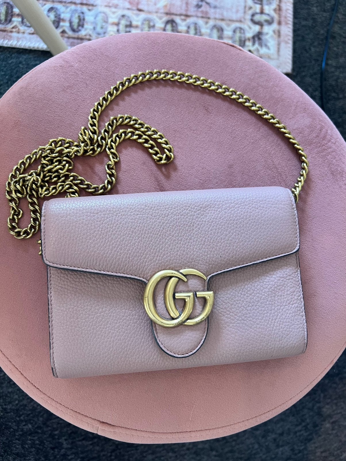 Roze lederen tas, Sieraden, Tassen en Uiterlijk, Tassen | Schoudertassen, Overige merken, Gebruikt, Ophalen of Verzenden, Roze