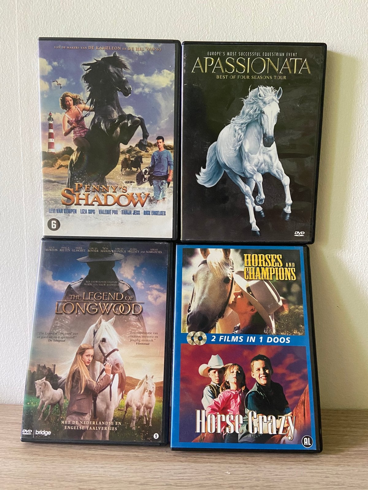 5 PAARDENFILMS, Gebruikt, Alle leeftijden, Nederlands, Ophalen of Verzenden