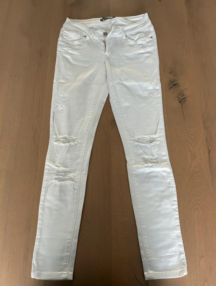 Witte spijkerbroek, Verzenden, Nieuw, Wit, W28 - W29 (confectie 36)