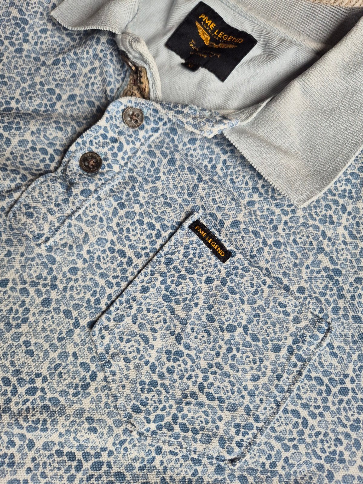 Pme Legend Pall Mall polo shirt prints Maat XL, Kleding | Heren, Polo's, Blauw, ., Maat 56/58 (XL), Ophalen of Verzenden