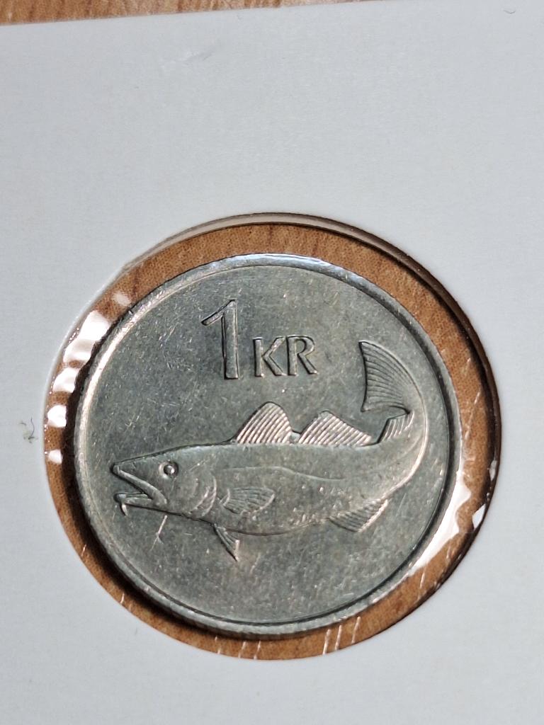 IJSLAND 1 kroon 1984 (#104a), Postzegels en Munten, Munten | Europa | Niet-Euromunten, Ophalen of Verzenden, Overige landen, Losse munt