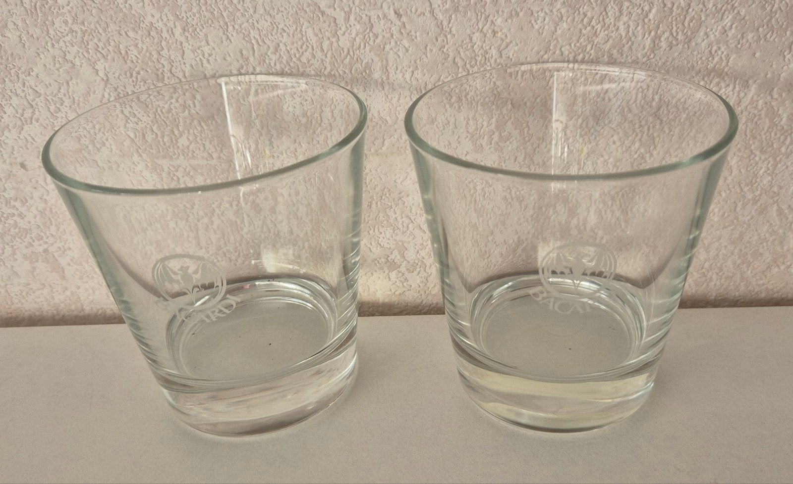 2 Bacardi glazen, Ophalen of Verzenden, Zo goed als nieuw