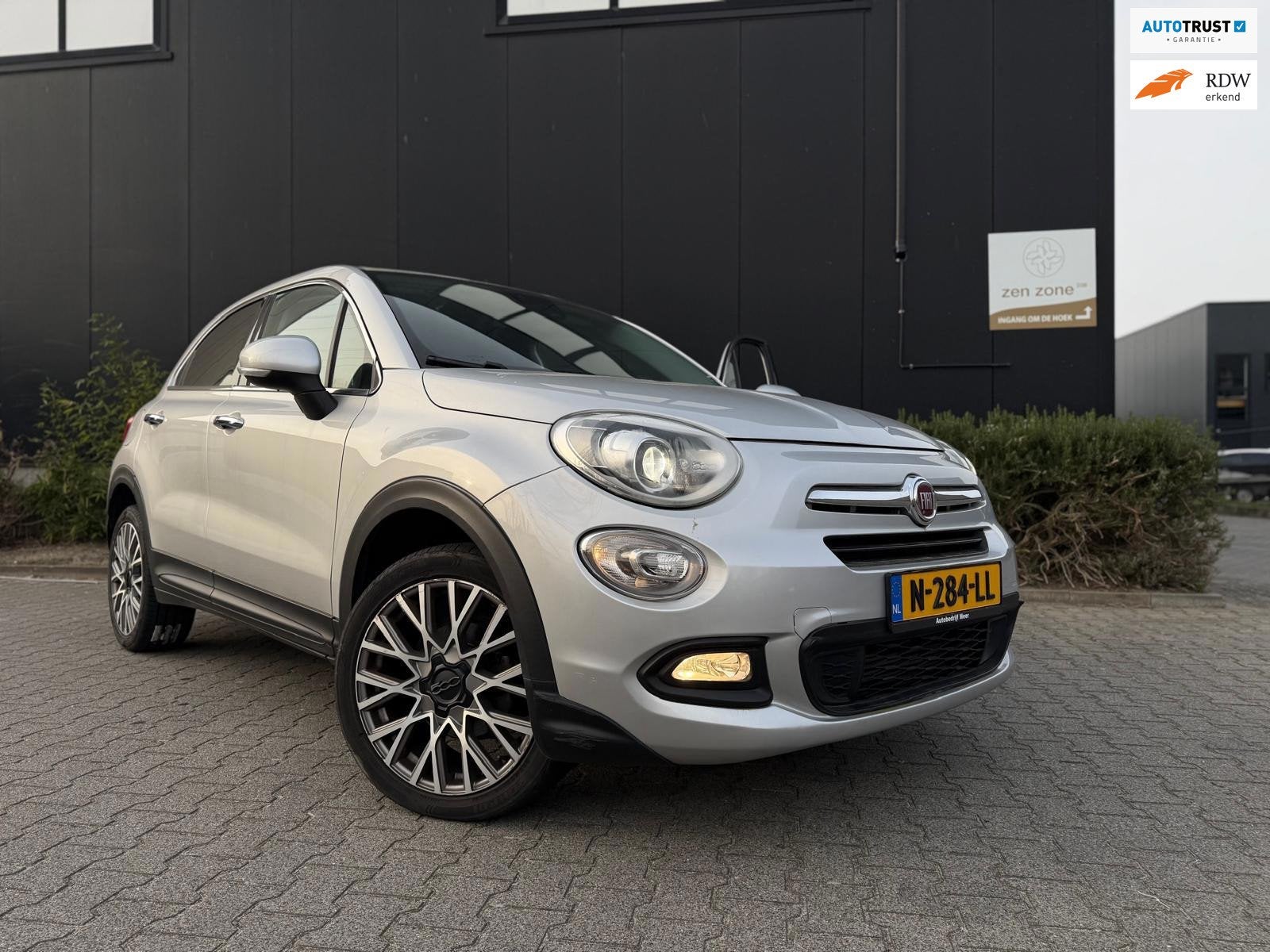 Fiat 500 X 1.4 Turbo MultiAir Lounge, Auto's, Fiat, Gebruikt, 4 cilinders, 500X, Leder