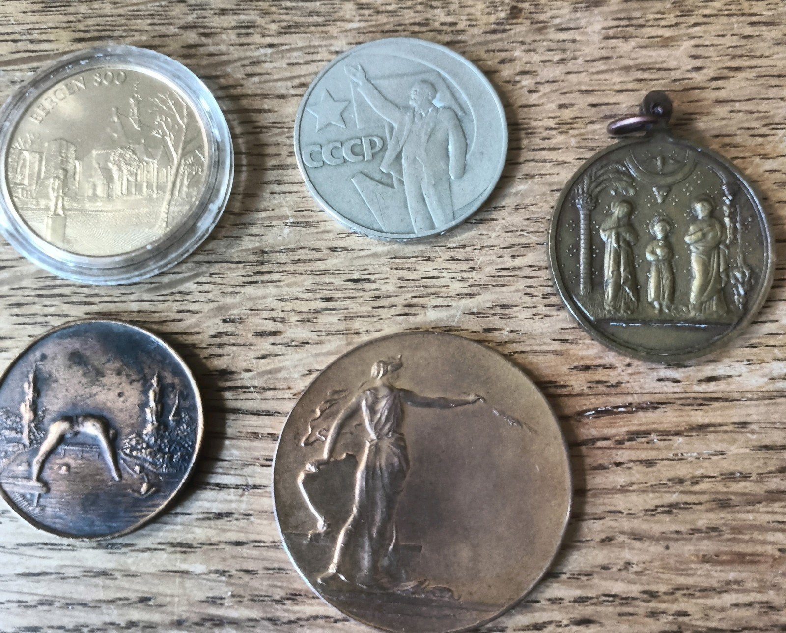 5 oude penningen voor de verzameling, Postzegels en Munten, Munten en Bankbiljetten | Verzamelingen, Ophalen, Nederland, Munten