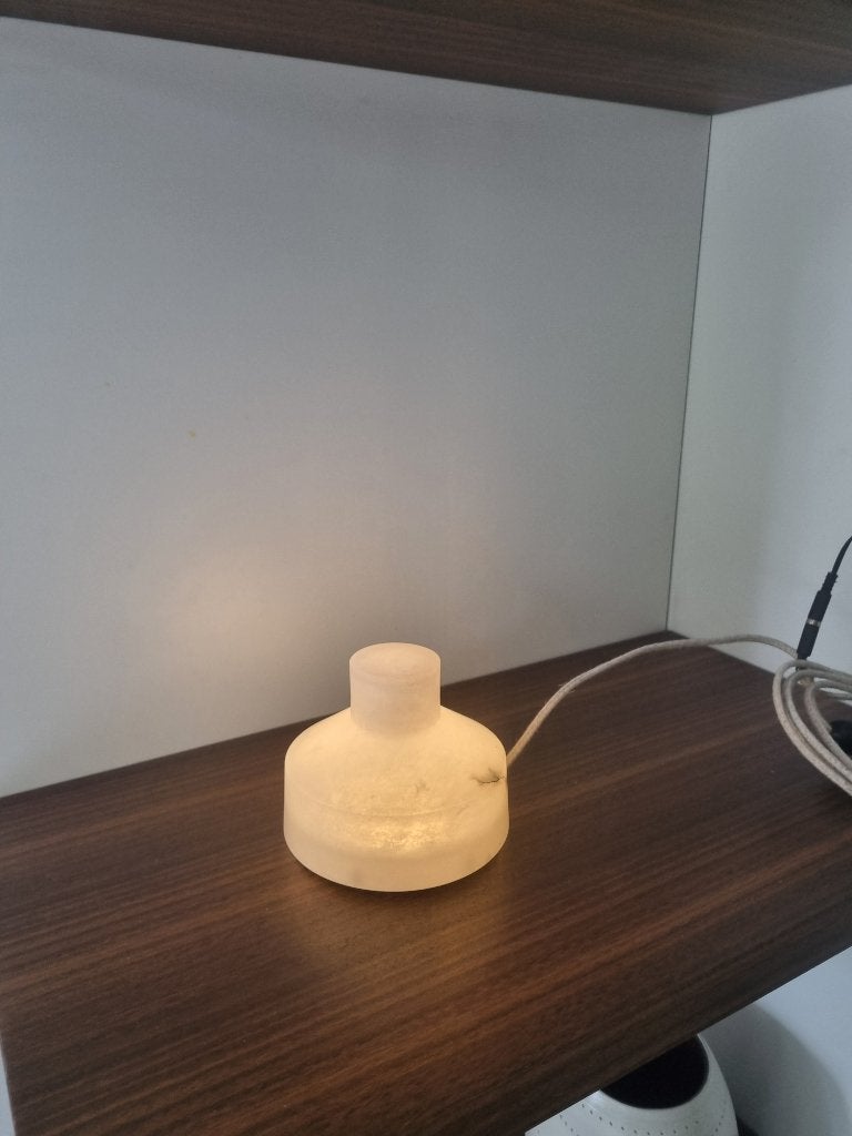 Alabast tafel lamp Carpyen, Ophalen of Verzenden, Nieuw, Sfeerlamp, Dimbaar