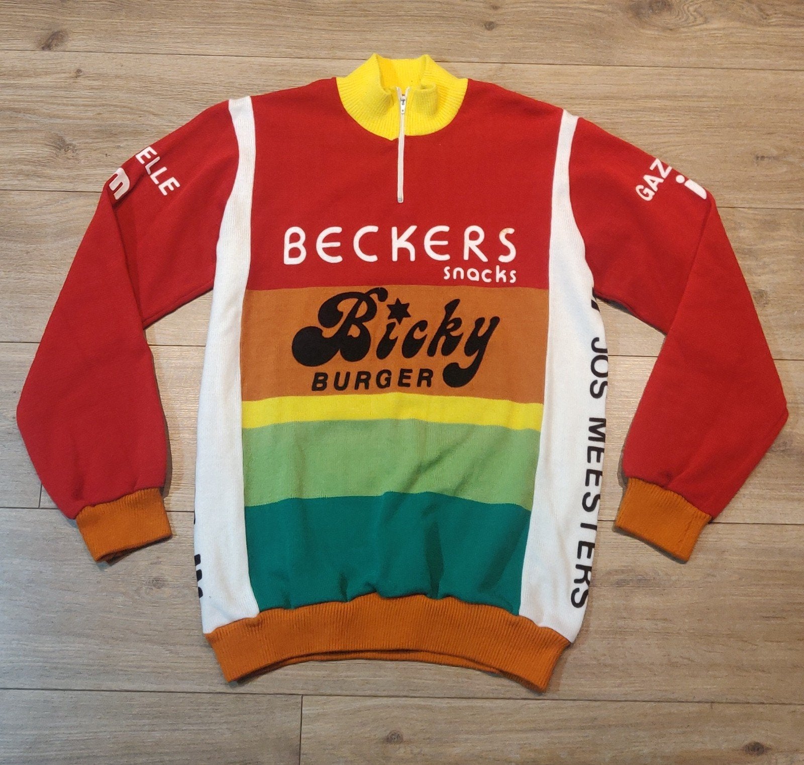 Wielershirt Beckers snacks Bicky Burger, Ophalen of Verzenden, Gebruikt, Kleding