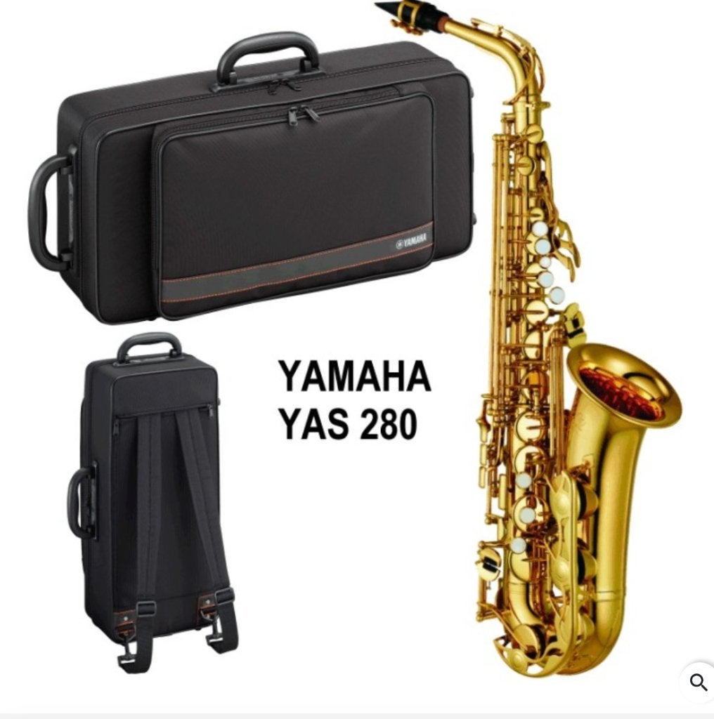 Yamaha YAS-280 saxofoon, JazzLab pro harnas, rieten & koffer, Muziek en Instrumenten, Blaasinstrumenten | Saxofoons, Ophalen of Verzenden