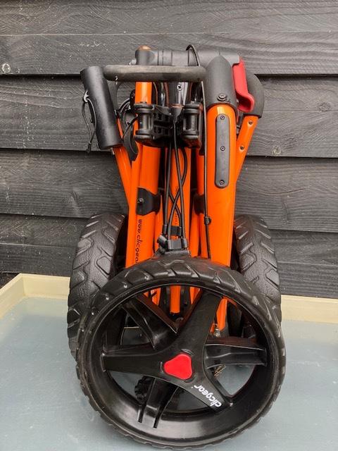 Golftrolley Golfkar Clicgear 2 stuks, Ophalen, Zo goed als nieuw, Golfkar