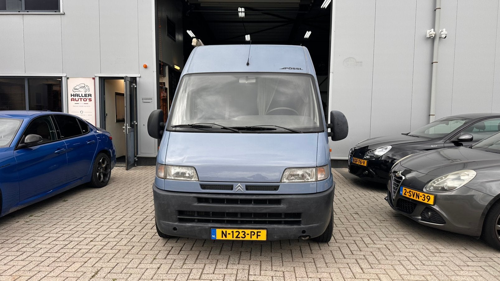 Citroën Jumper 2.5 TDI Camper  1999 Blauw, Buscamper of Camperbus, Pössl, Tot en met 2, Bedrijf