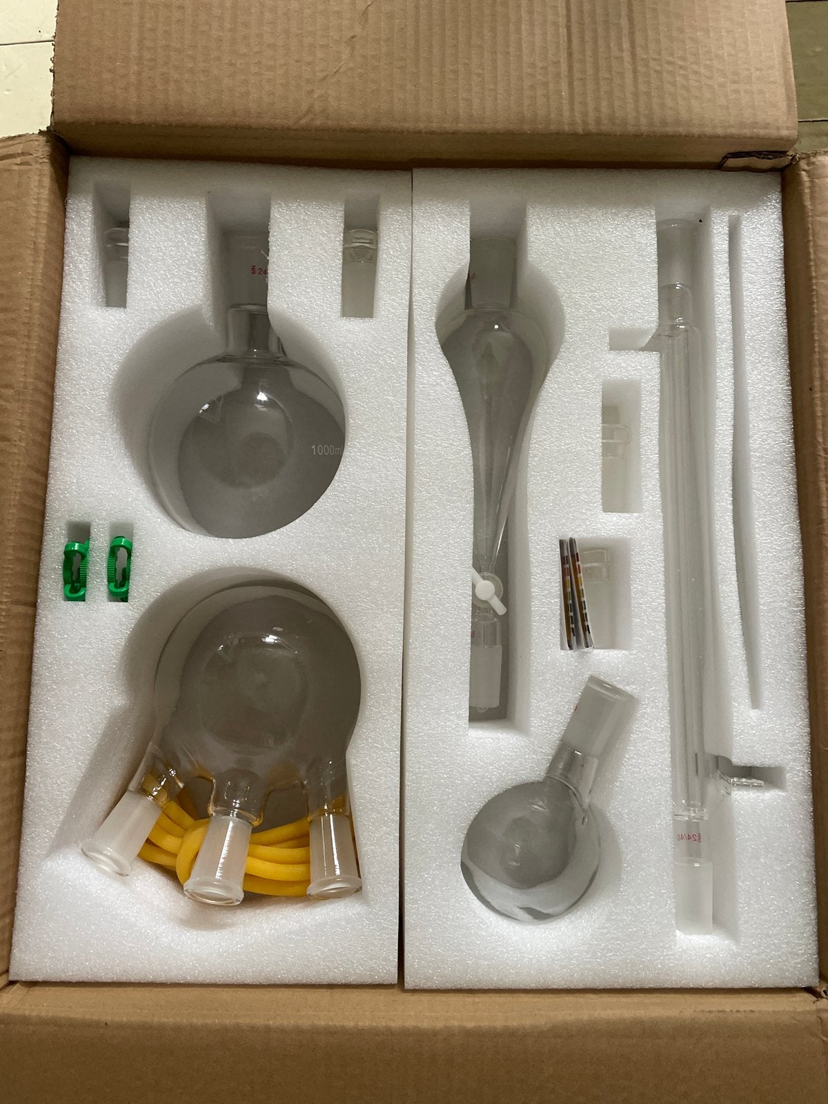 29-delige Lab Glaswerk Set(Organische Chemie & Destillatie), Ophalen of Verzenden, Nieuw