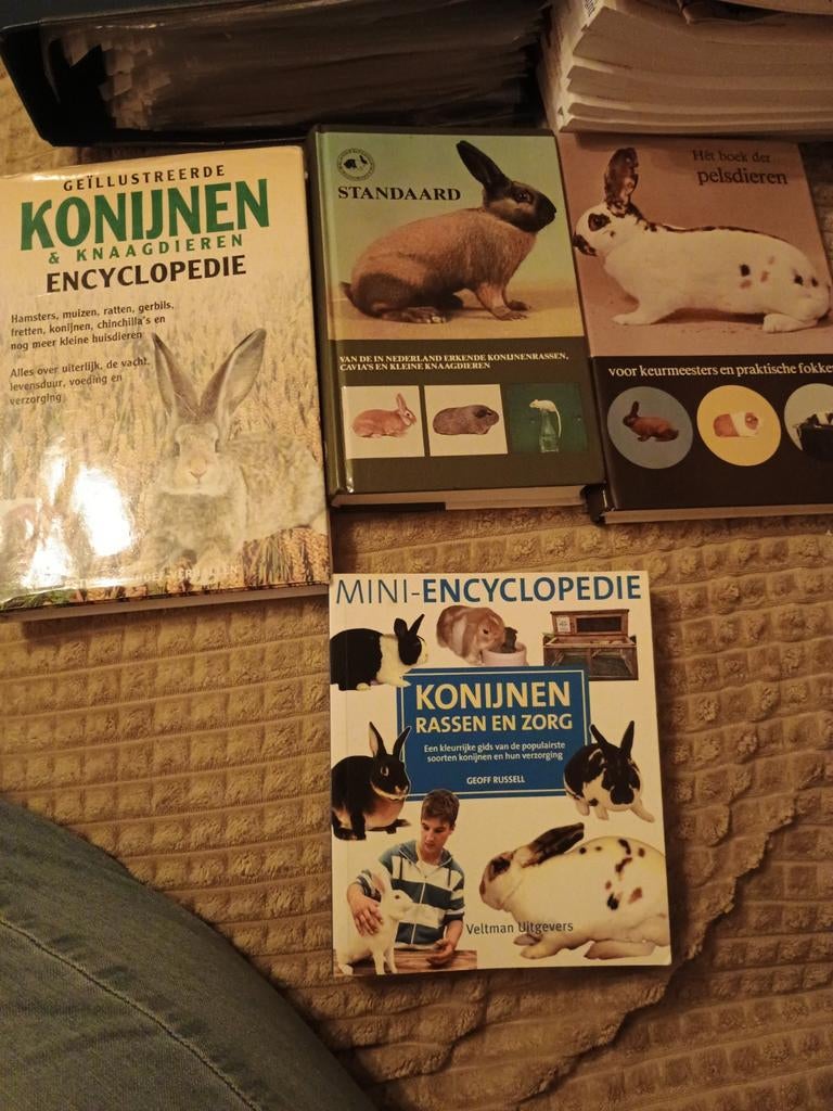 Konijnenboeken: Encyclopedieën en Rassen & Zorg, Ophalen of Verzenden, Gelezen, Konijnen of Knaagdieren, Diverse auteurs
