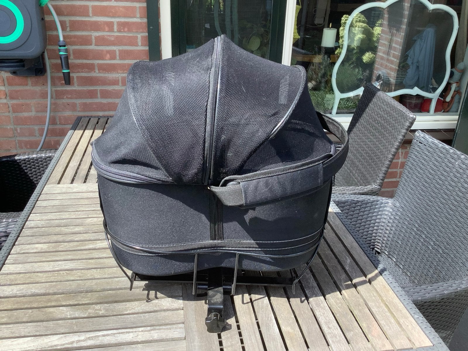 Trixie fietsmand met steun voor achter op de fiets, Ophalen of Verzenden, Gebruikt, Minder dan 20 kg