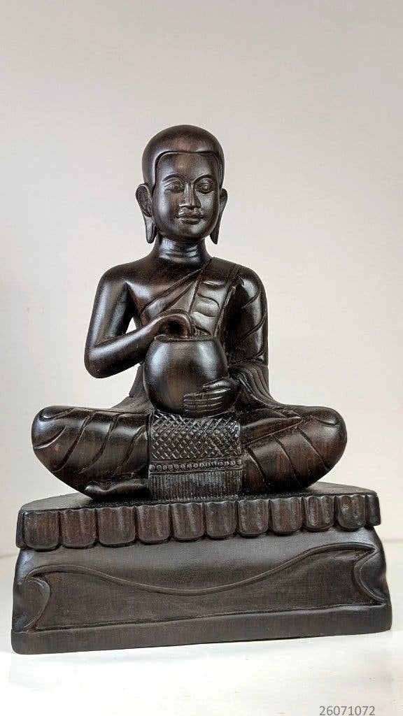 Boeddhabeeld in antieke Khmer-stijl - Beeld - Cambodja, Handgemaakt, 41 cm, Overige herkomsten, Beeld