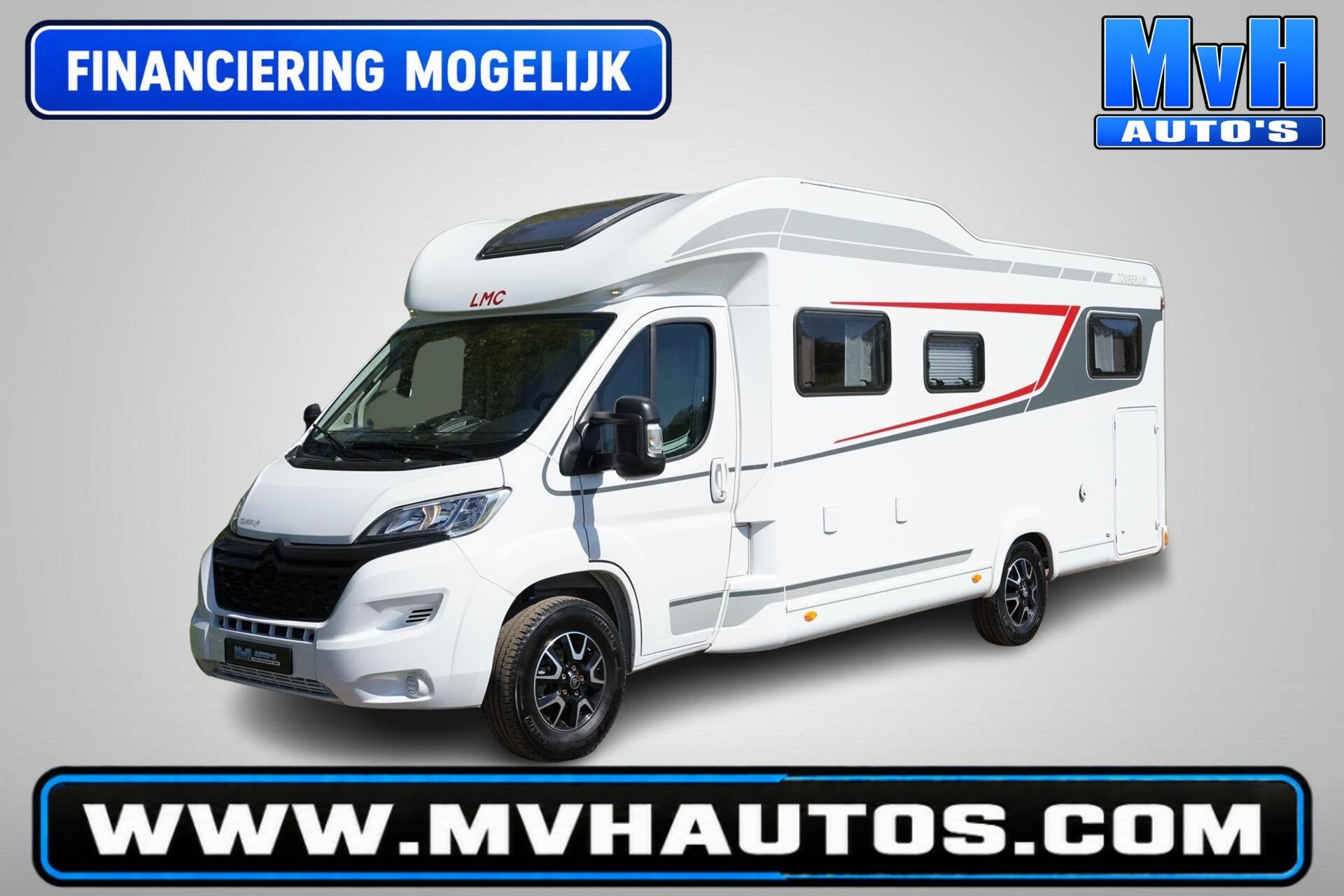 165 PK- LMC H730G LIFT-HEFBED-OFFGRID-2 x AIRCO-TV-GARANTIE, Caravans en Kamperen, 7 tot 8 meter, Bedrijf, Airconditioning, Info@campernet.nl