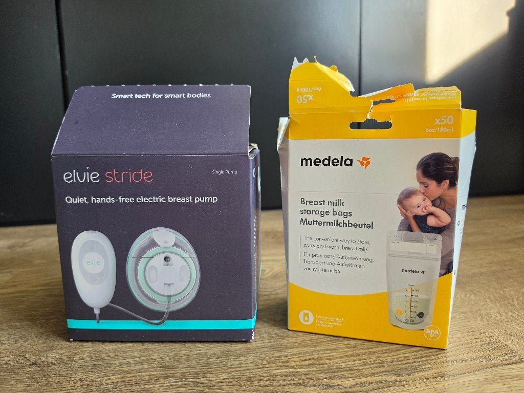 Elvie kolf, Kinderen en Baby's, Babyvoeding en Toebehoren, Ophalen of Verzenden, Zo goed als nieuw, Elvie, Borstkolf