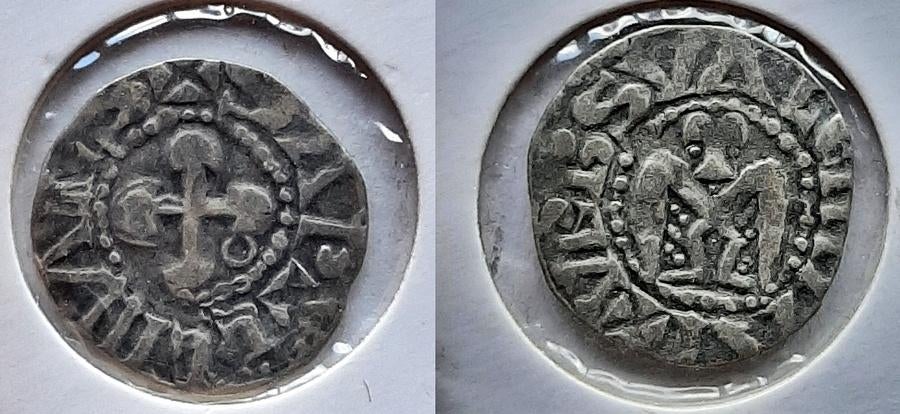 Frankrijk Denier Valence en Die 13e eeuw, Verzenden, Frankrijk, Zilver