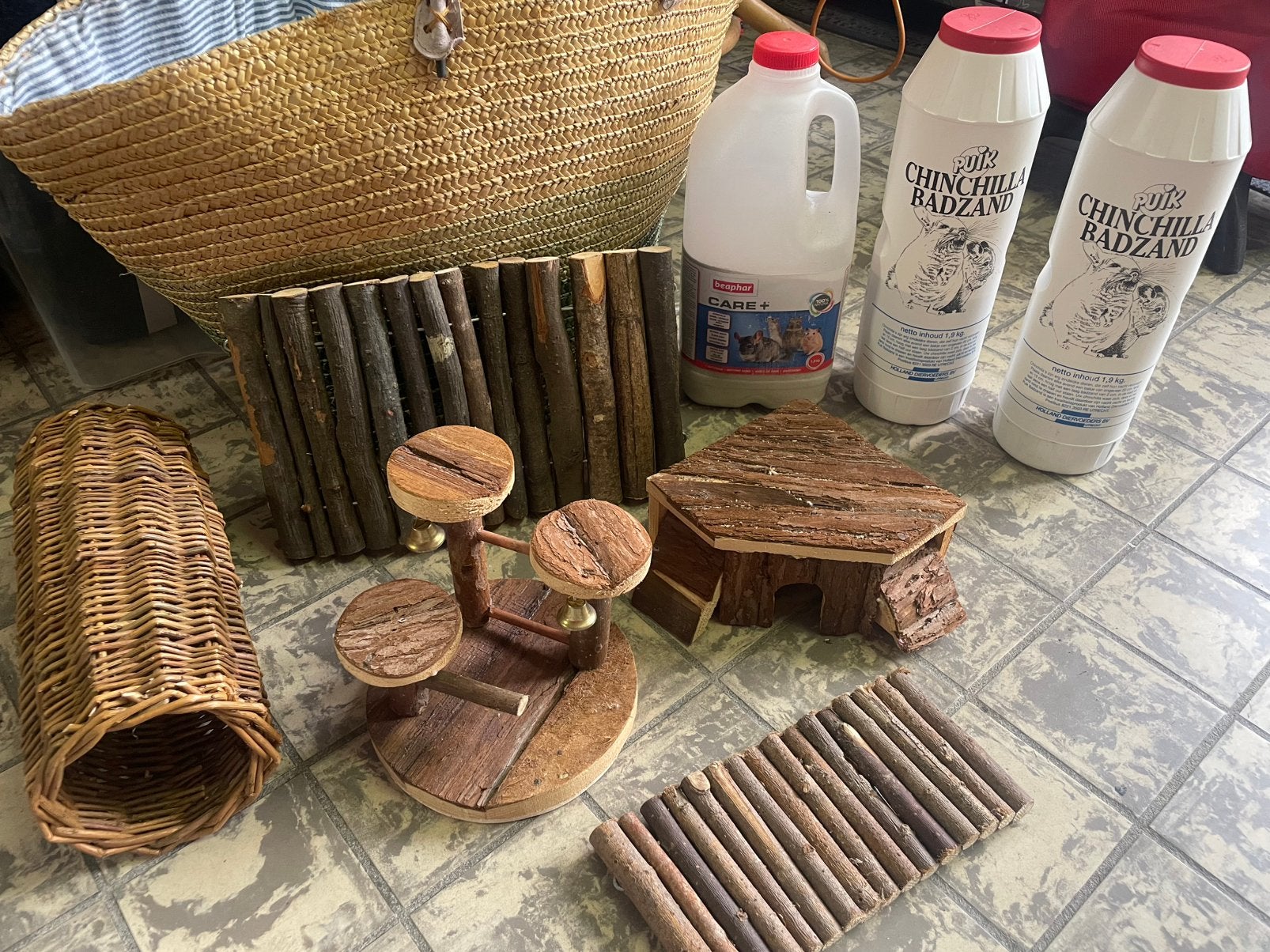 Hamster spulletjes hout, Dieren en Toebehoren, Ophalen, Gebruikt, Speelgoed