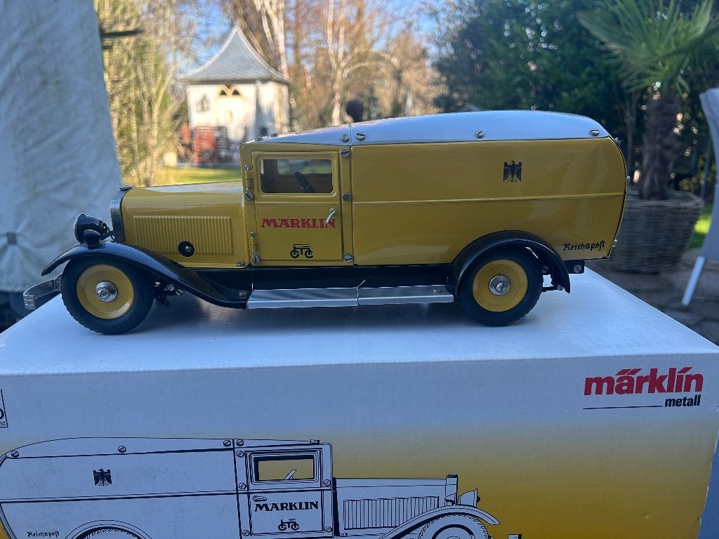 Marklin 70-01 Postwagen Marklin, Metall, Hobby en Vrije tijd, Modelauto's | 1:18, Ophalen of Verzenden, Zo goed als nieuw, Auto