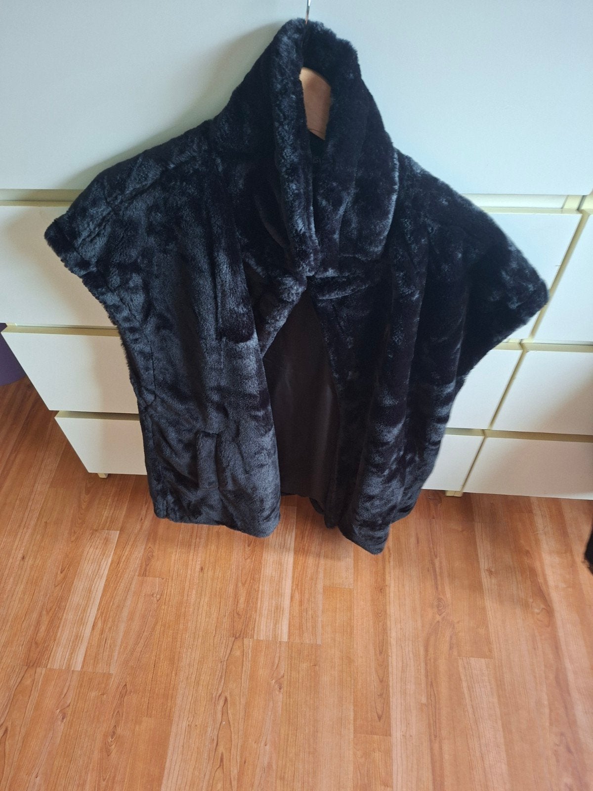 Bont body warmer maat 46/48, Ophalen, Gedragen, Zwart