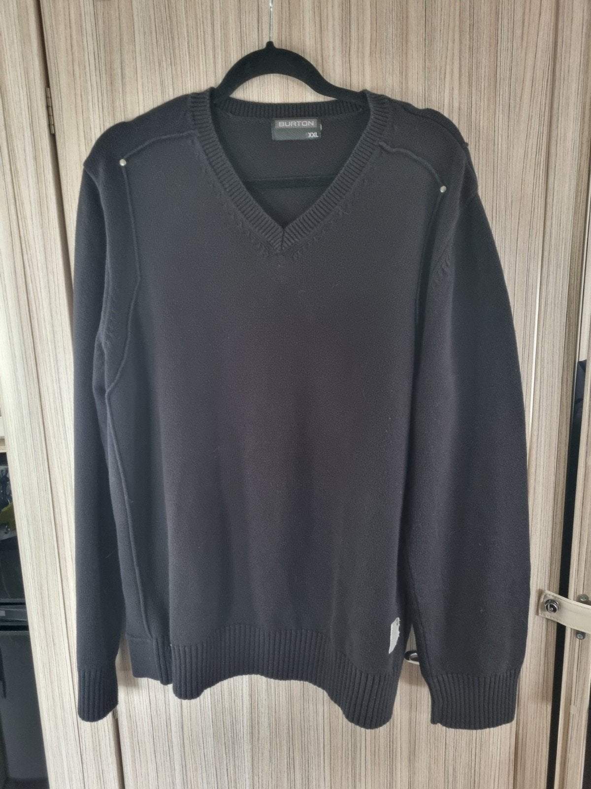 Zwarte stoere Burton XXL trui 100% katoen, Ophalen of Verzenden