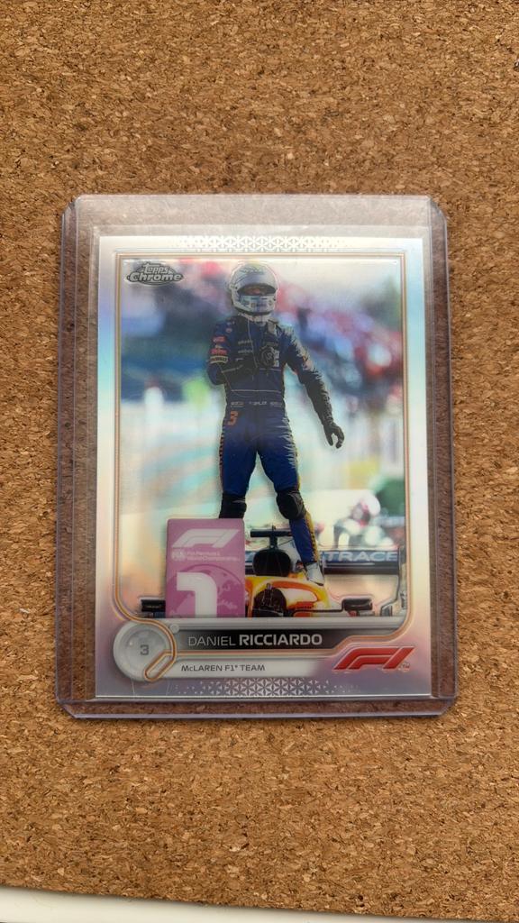 Topps Chrome F1 Daniel Ricciardo McLaren image variation, Ophalen of Verzenden, Zo goed als nieuw, Formule 1