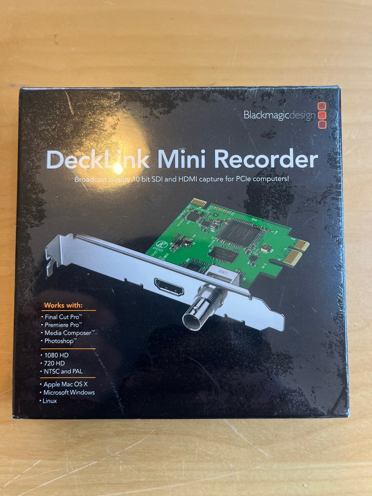 Blackmagicdesign DeckLink Mini Recorder - SDI/HDMI Capture, Computers en Software, Ophalen of Verzenden, Zo goed als nieuw, PCI-Express 1