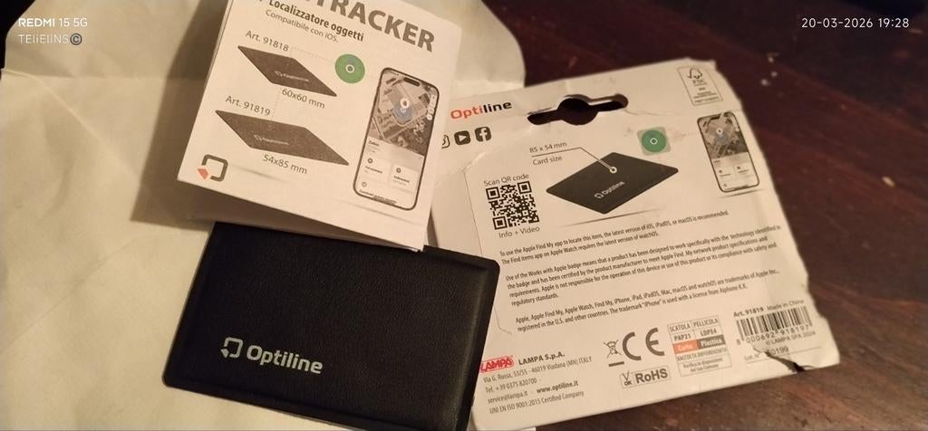 OptiLine OptiTracker Voertuig GPS Tracker (iOS), Ophalen of Verzenden, Nieuw