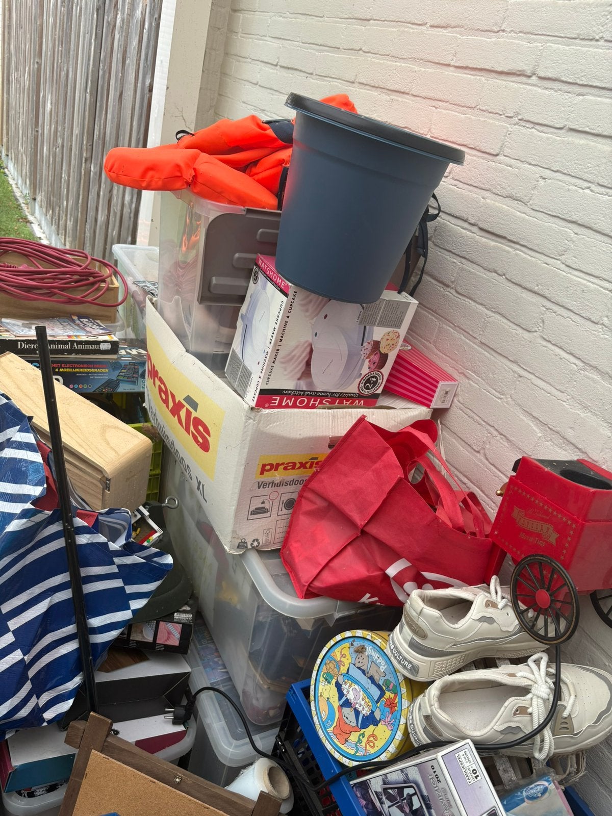 Garage opruiming, Ophalen, Zo goed als nieuw