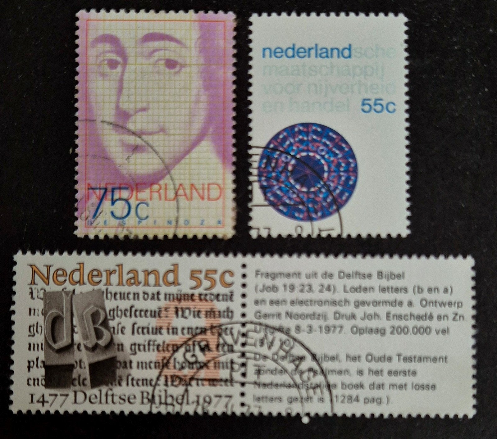 NVPH 1130,1131,1142 diversen, Postzegels en Munten, Ophalen of Verzenden, Na 1940, Gestempeld