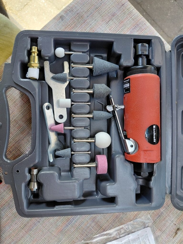 Einhell pneumatische stiftslijper met accesoires NIEUW, Ophalen of Verzenden, Nieuw, Overige typen, Overige merken
