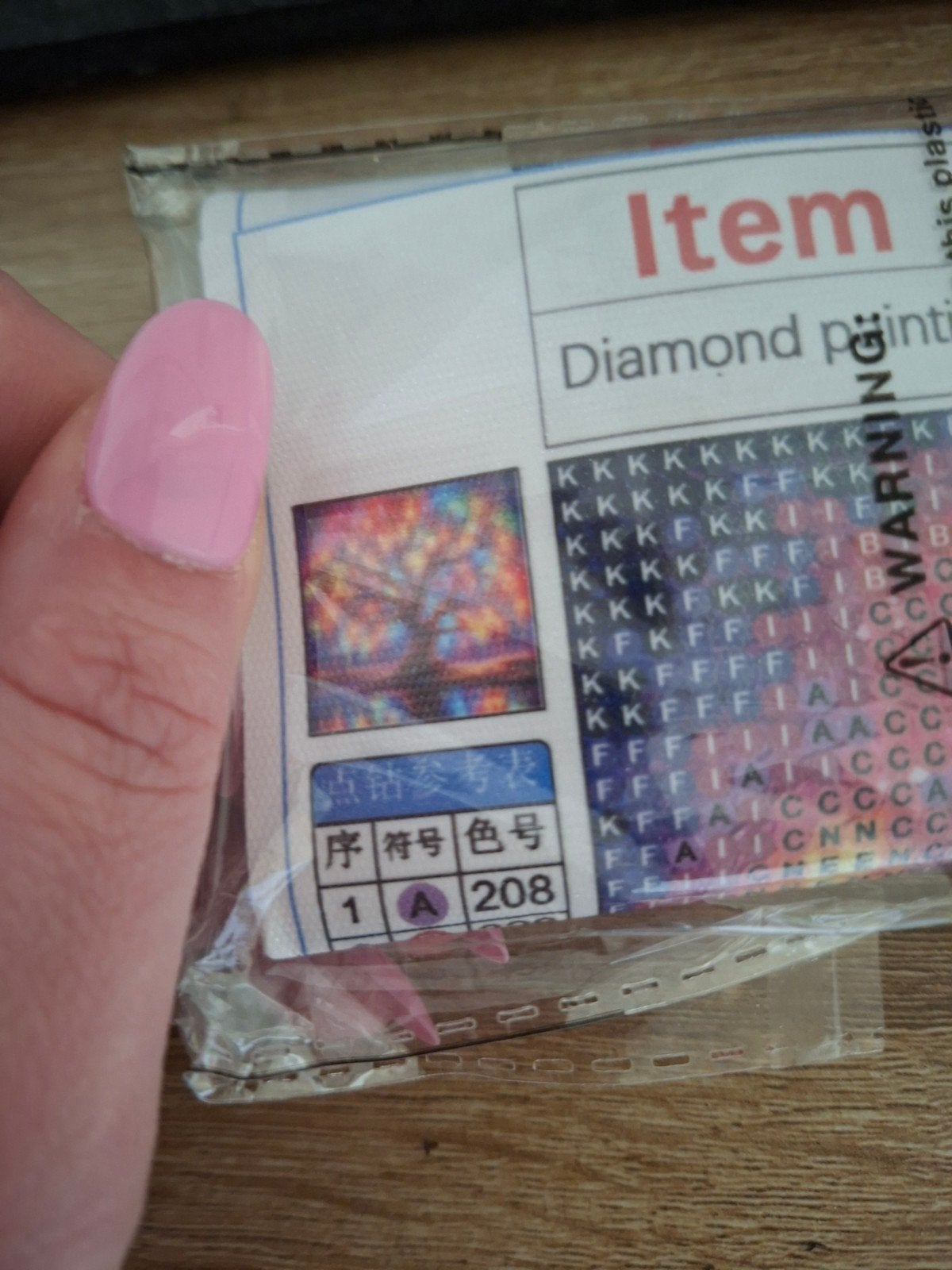 diamond painting, Ophalen, Nieuw