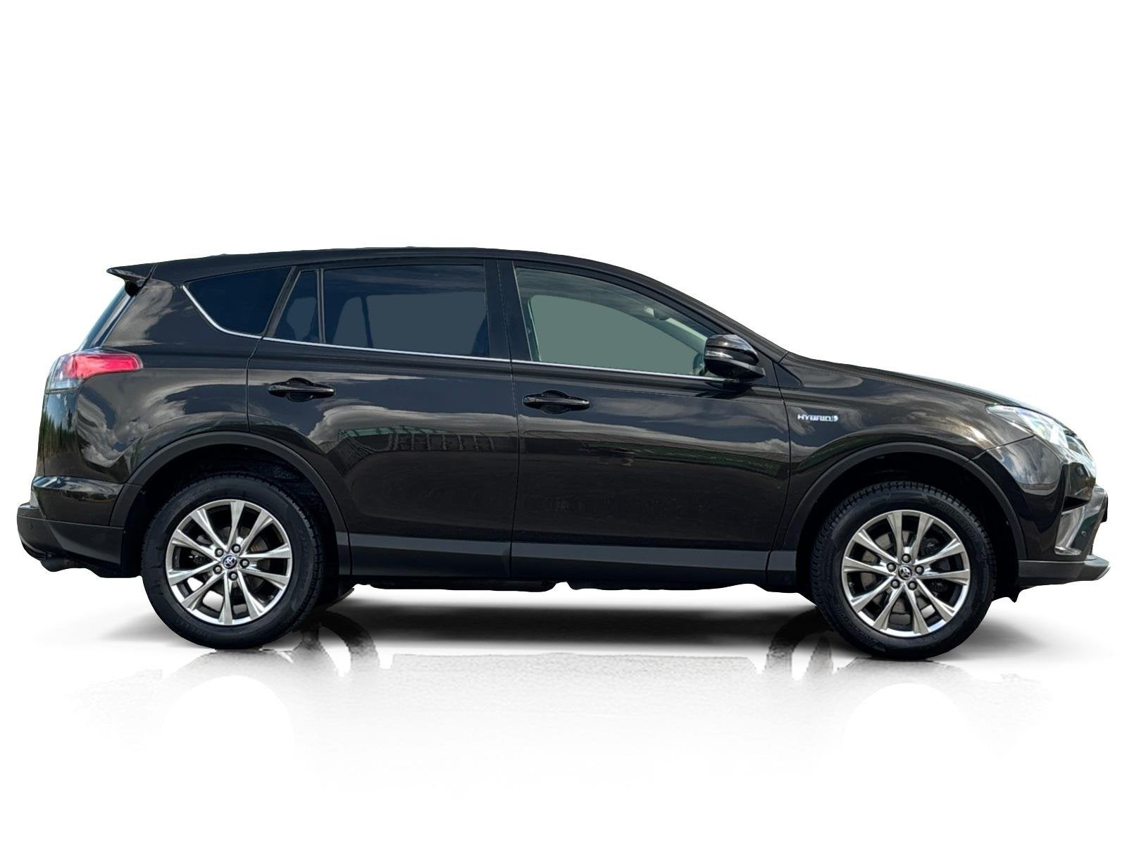 Toyota RAV4 2.5 Hybrid AWD Executive  Leder  360CAM, Auto's, Automaat, Gebruikt, Bruin, 1650 kg