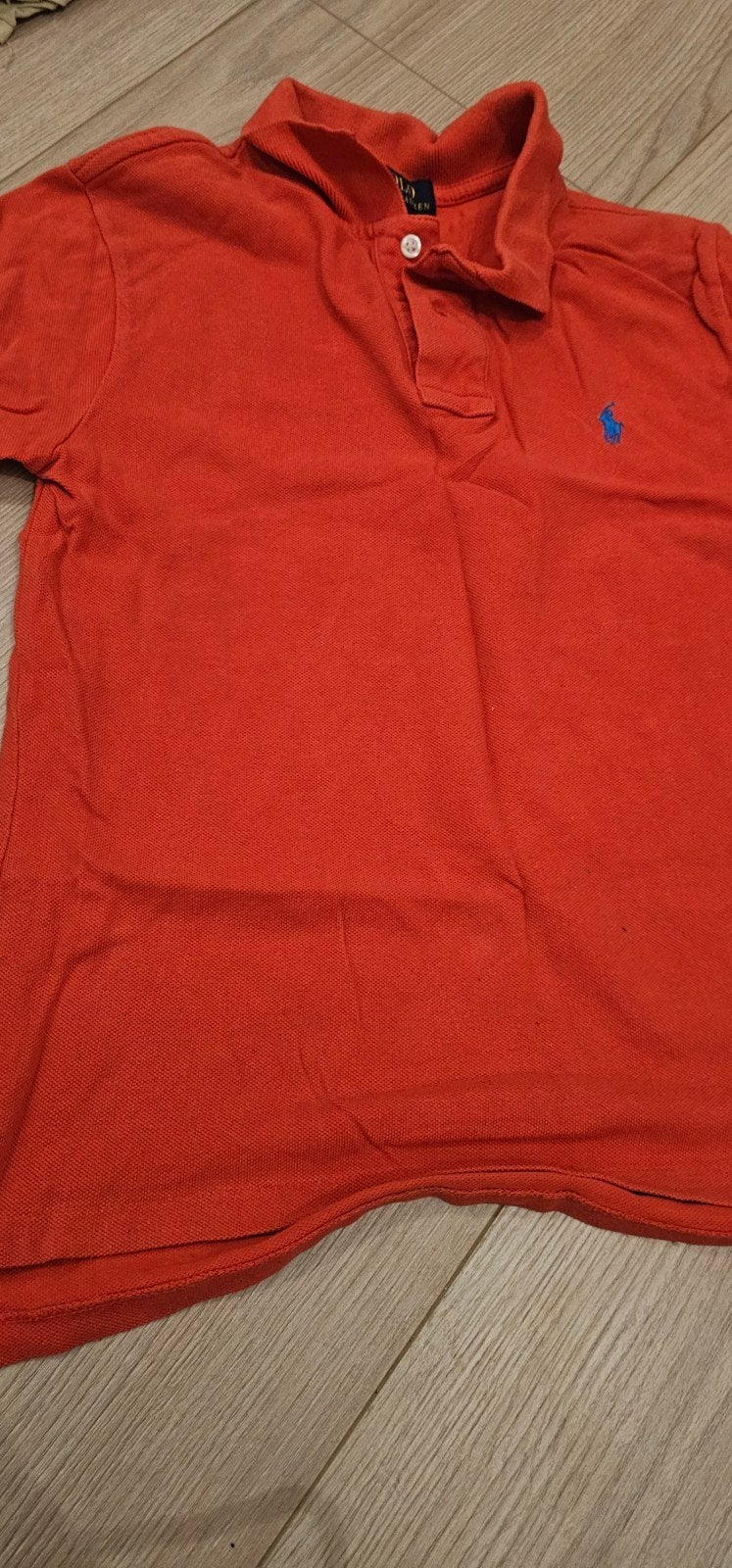 Ralph Lauren Polo Shirt Rood Maat M (10-12), Ophalen of Verzenden