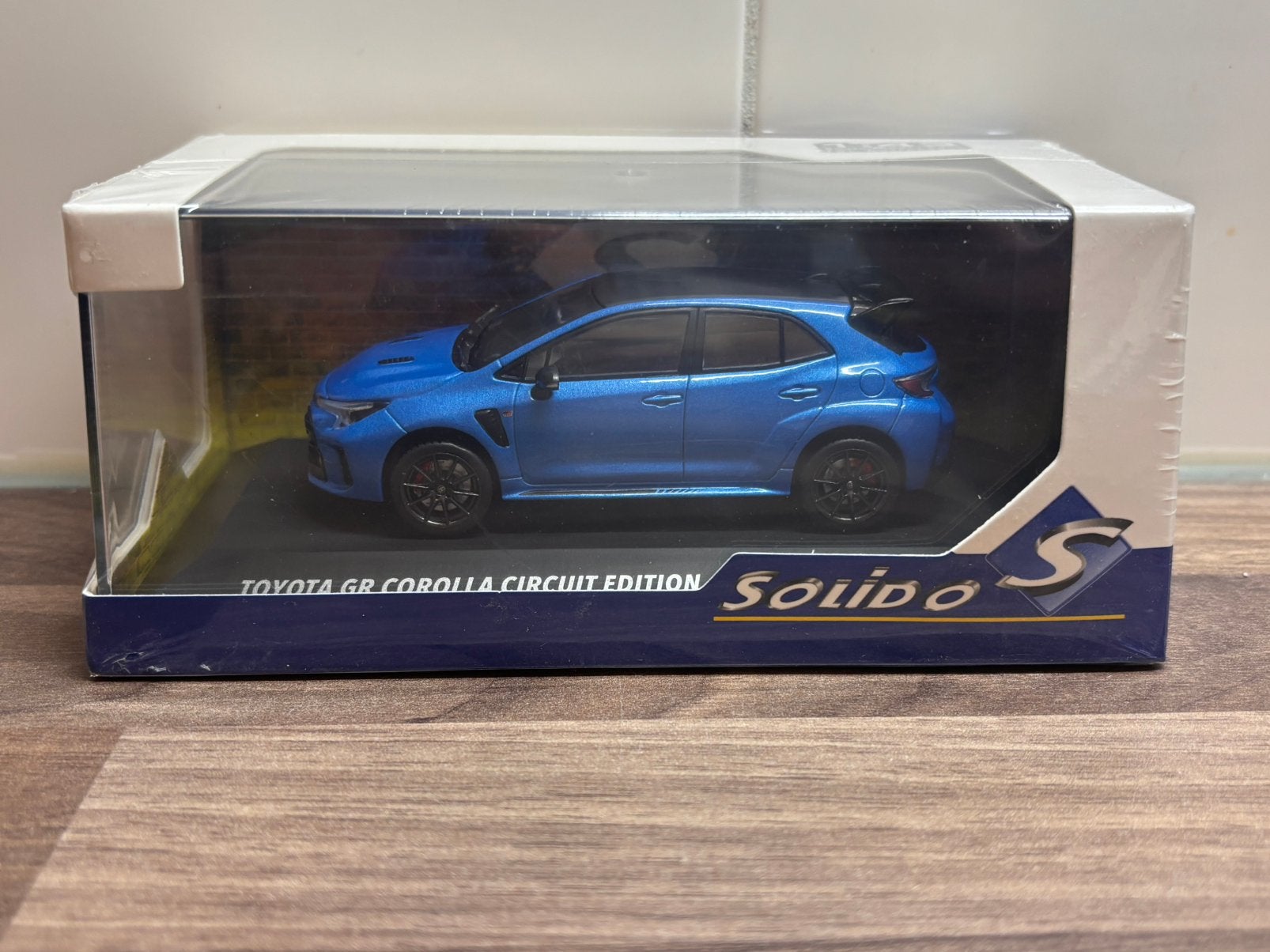 Toyota GR Corolla Circuit Edition Blue Flame Solido 1:43, Hobby en Vrije tijd, Ophalen of Verzenden, Nieuw, Auto, Solido