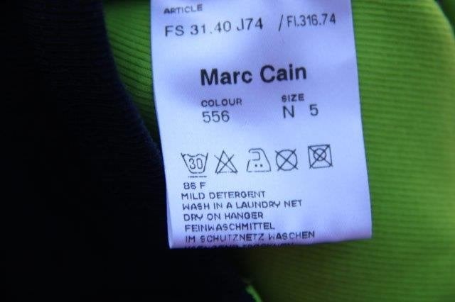 Vest zwart/ lime Marccain mt N5 (L/42) Vaste prijs AANBIEDIN, Kleding | Dames, Zwart, Maat 42/44 (L), Ophalen of Verzenden, Zo goed als nieuw