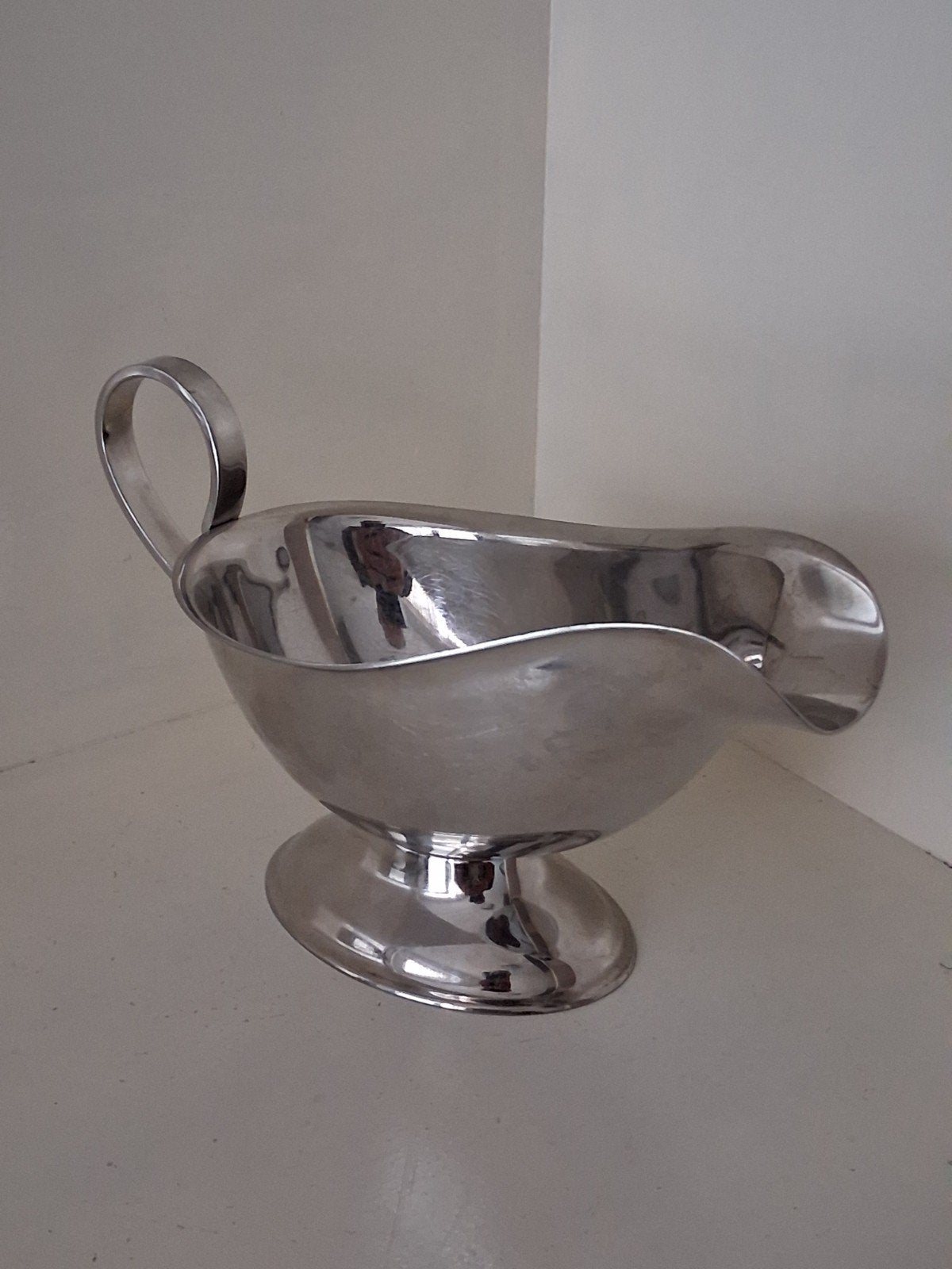 Vintage Gero Zilmeta Sauskom / Juskom RVS Design  Jaren '60, Overige materialen, Ophalen of Verzenden, Zo goed als nieuw, Kom(men)