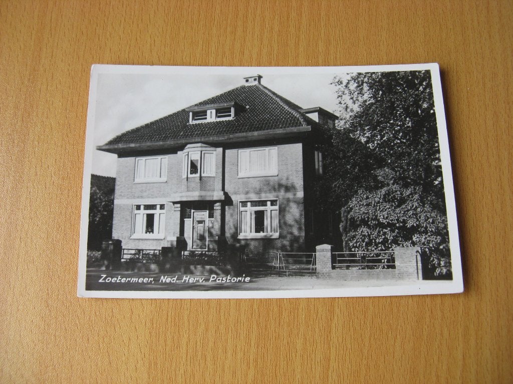 Zoetermeer Ned.Herv. Pastorie, Verzamelen, Ansichtkaarten | Nederland, Ophalen of Verzenden, Voor 1920, Gelopen, Noord-Brabant