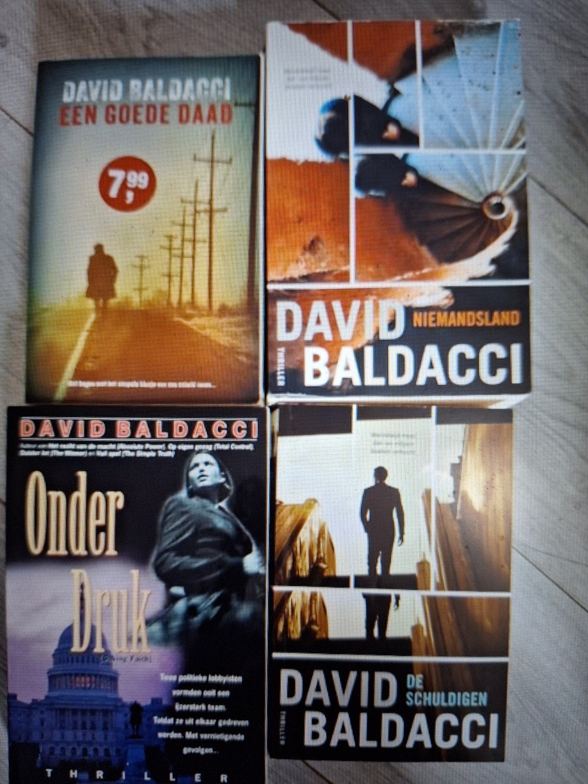 5 boeken david Baldacci, Boeken, Thrillers, Ophalen of Verzenden, Gelezen